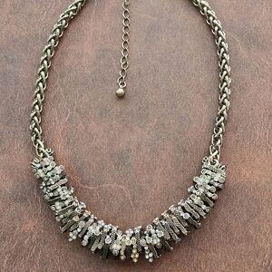 Chicos Steampunk Necklace Bohemian Chunky Metal